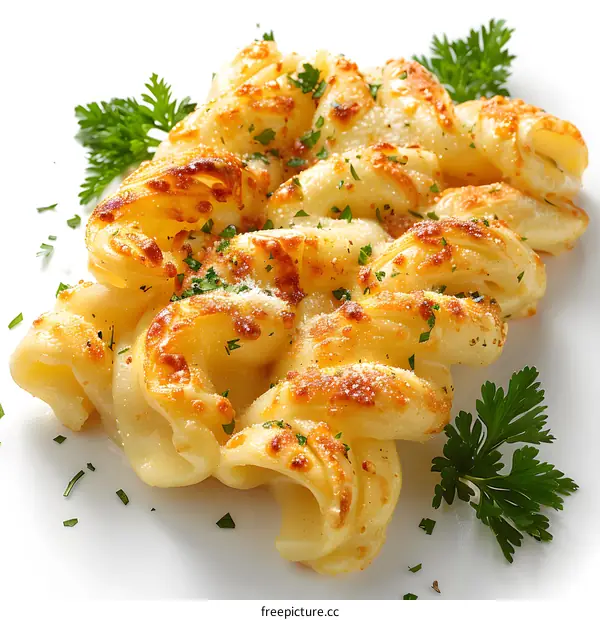 pasta with cheese and parsley