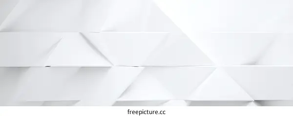 Abstract Geometric White Triangles Pattern Background