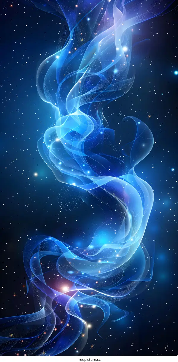 Deep And Vast Nebula In Space