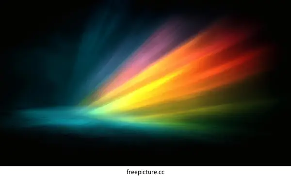 Abstract Colorful Light Burst Background Design
