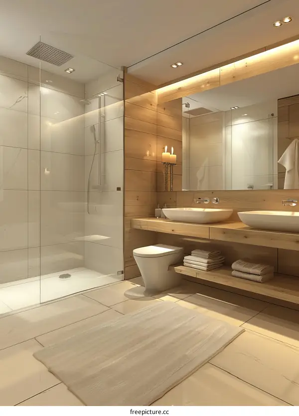 Modern Minimalist Bathroom Interior Design