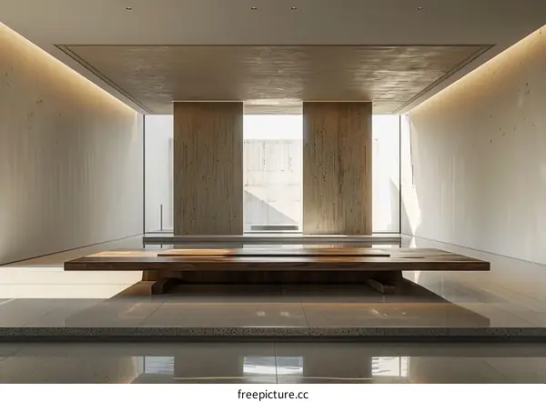 Modern Minimalist Office Conference Room