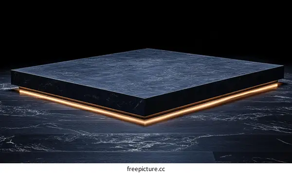 Dark Gray Stone Platform Product Showcase