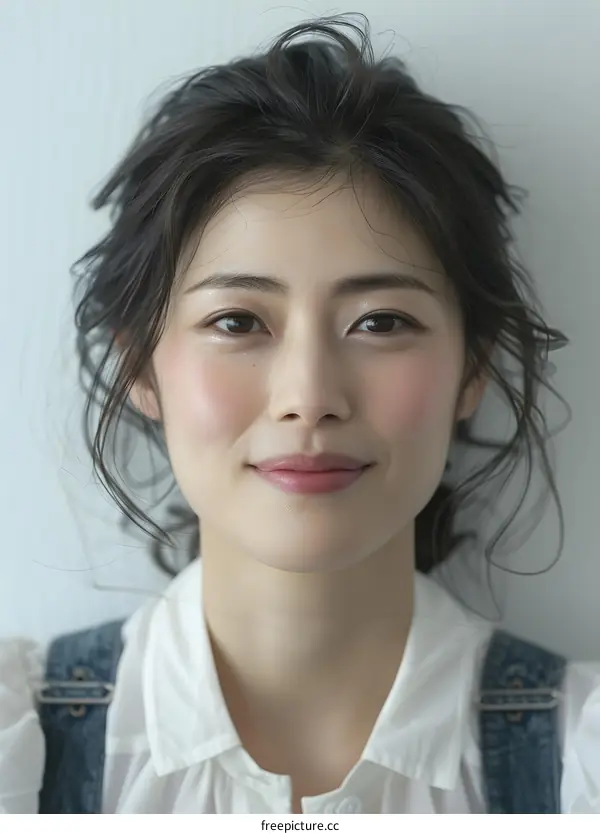 Portrait of a Young Japanese Woman