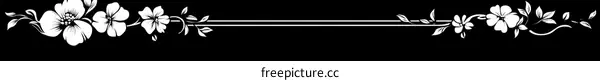 Elegant Floral Border Design