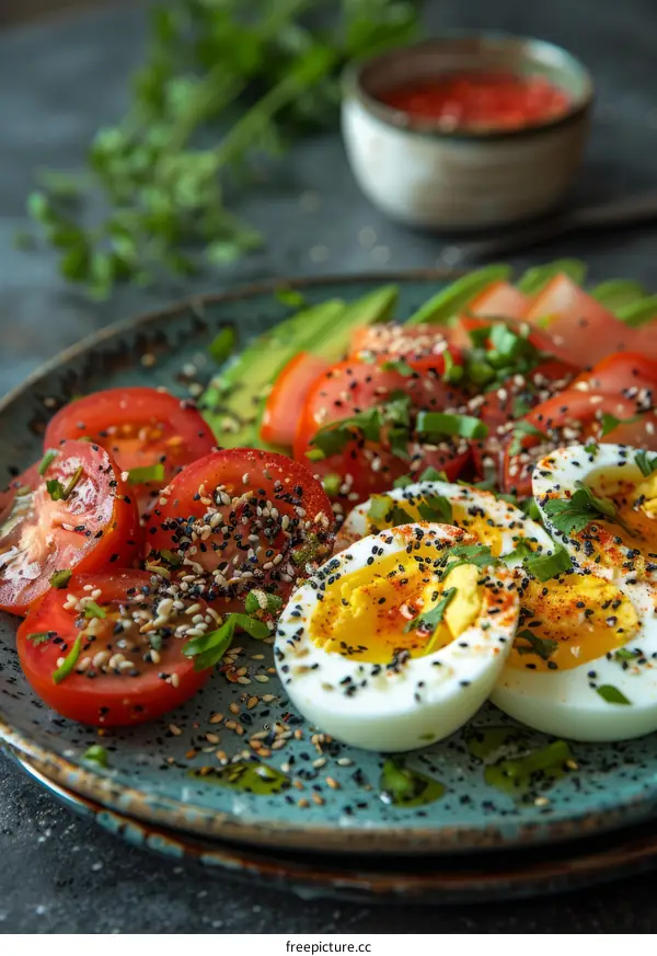tomato egg salad