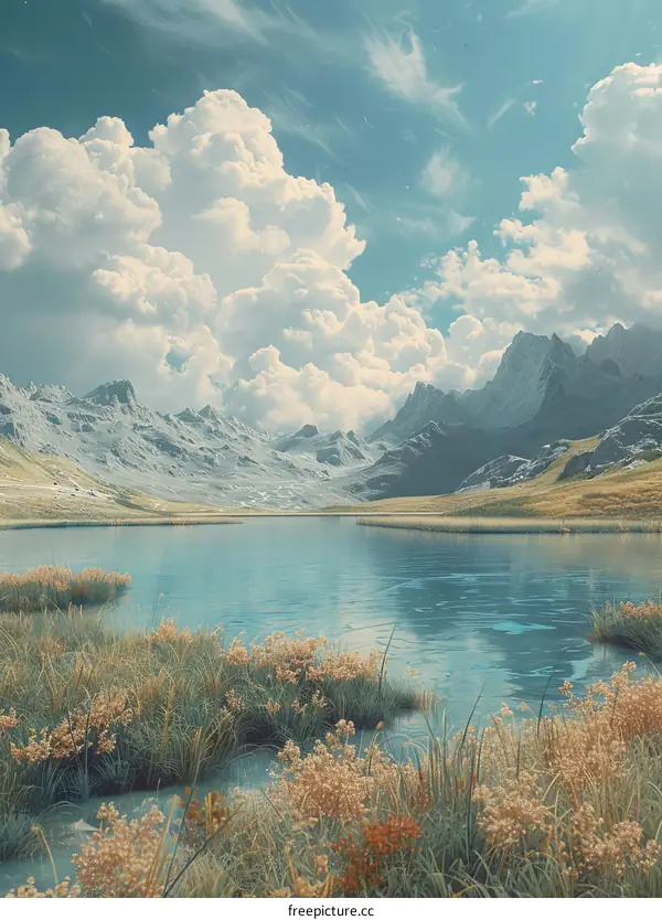 Mountain Lake Serenity