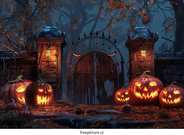 Spooky Halloween Pumpkin