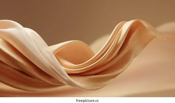 Elegant Flowing Fabrics in Soft Tones