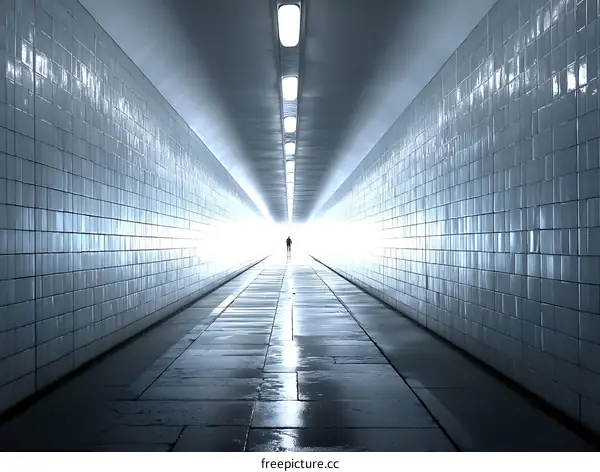 Empty Tunnel Path to Light