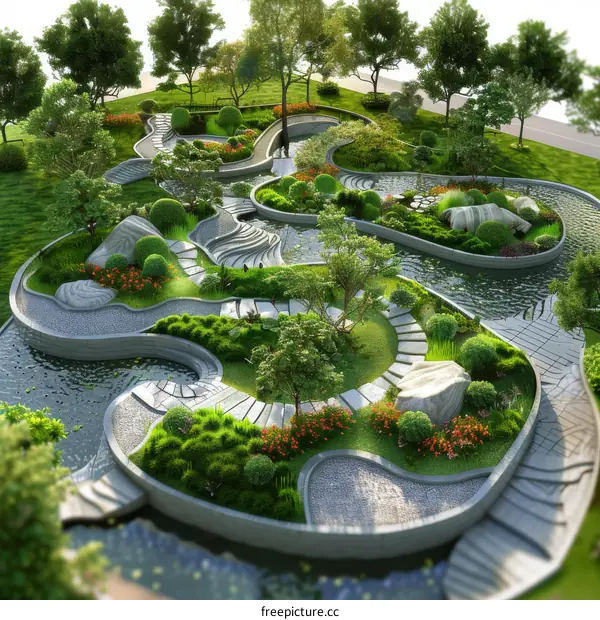 Garden Landscape Design Effect Picture