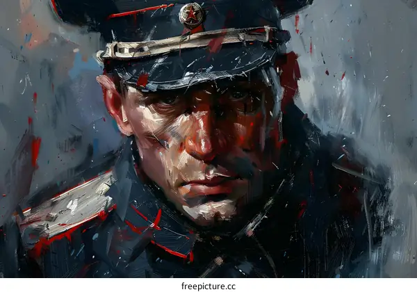 Portrait of a Soviet Officer