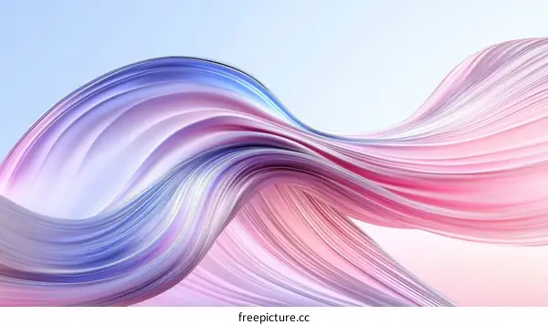 Abstract Flowing Pastel Colors