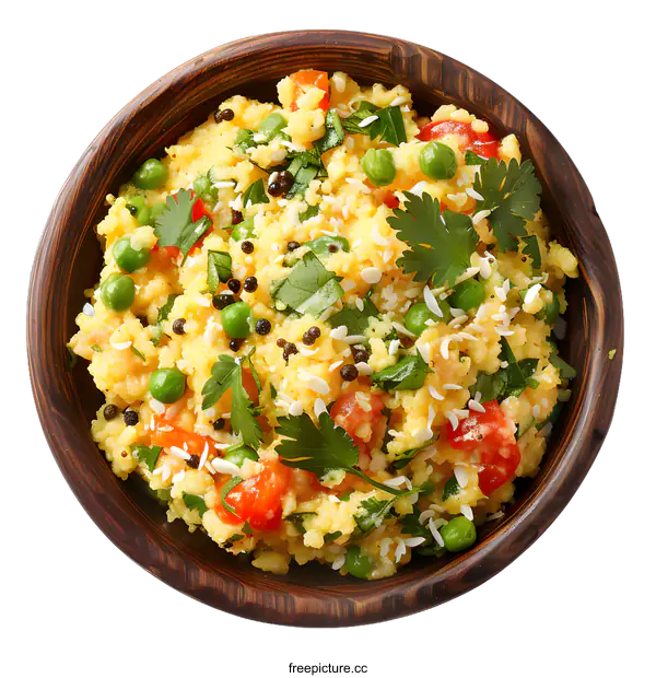 [Transparent Background PNG]Indian Style Breakfast Bowl