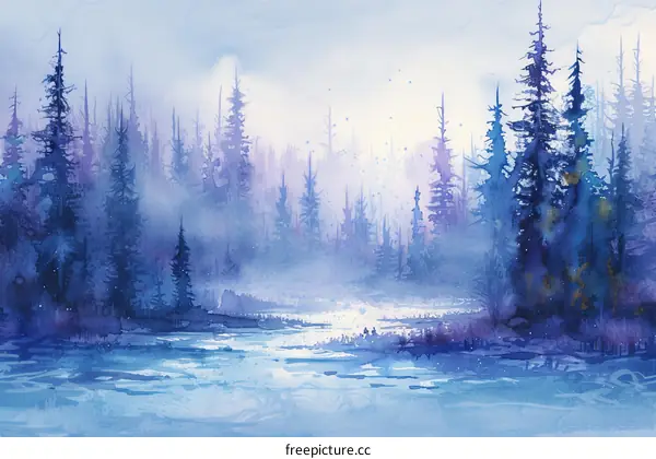 Blue Winter Wonderland