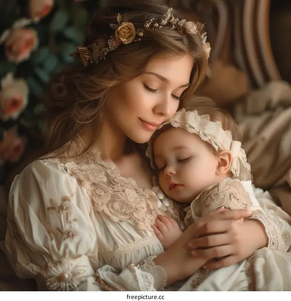 Loving Mother and Baby Moments
