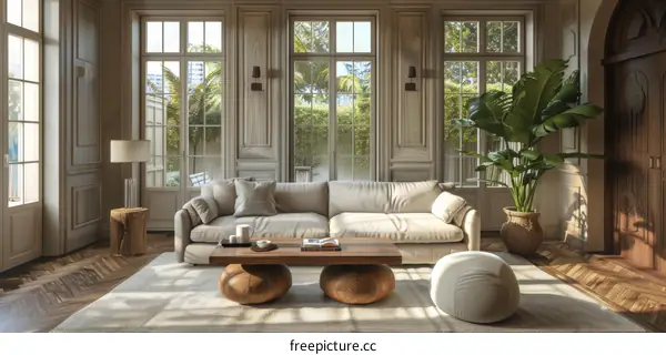 Modern living room interior design