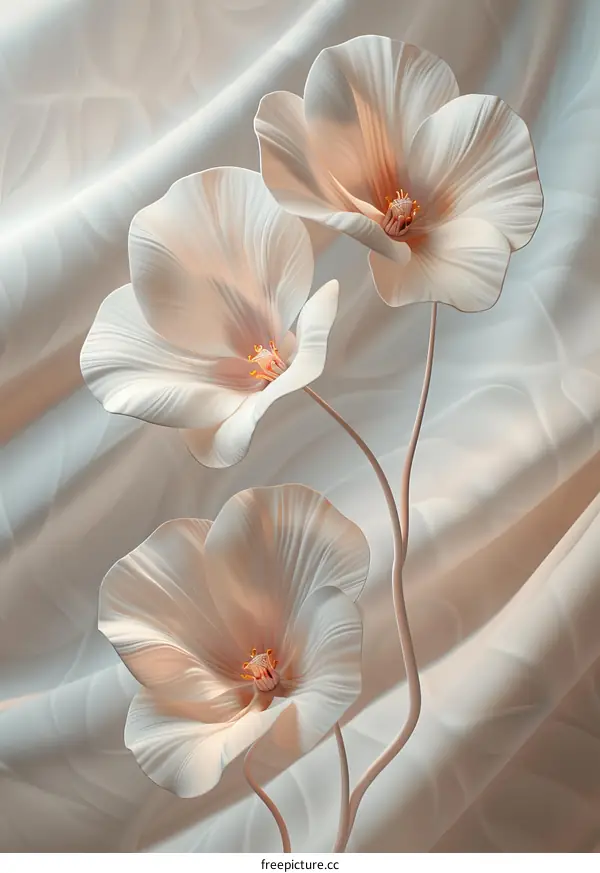 Delicate Floral Arrangement in Soft Pastel Hues