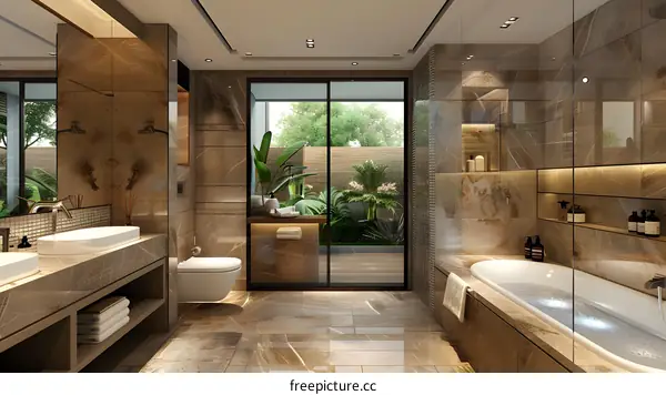 Palm Springs Luxury Bathroom Design