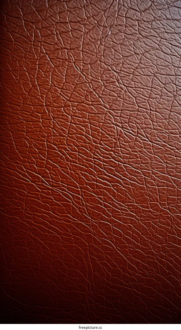 Close up of brown leather texture