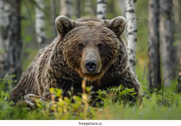 Brown Bear in the Forest