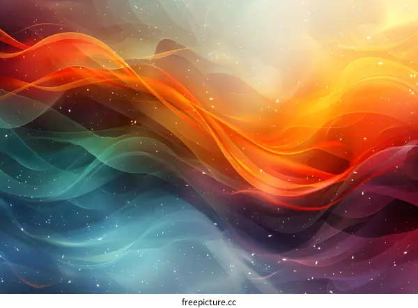 Colorful Wavy Background