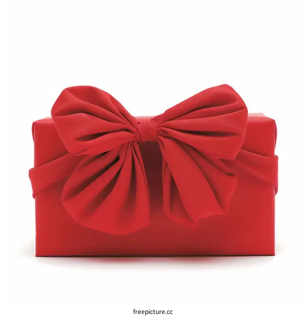 Red Gift Box with Bow
