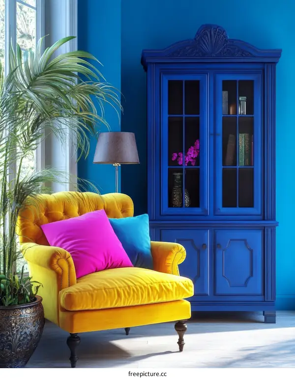 Vibrant Interior Design with Bold Colors