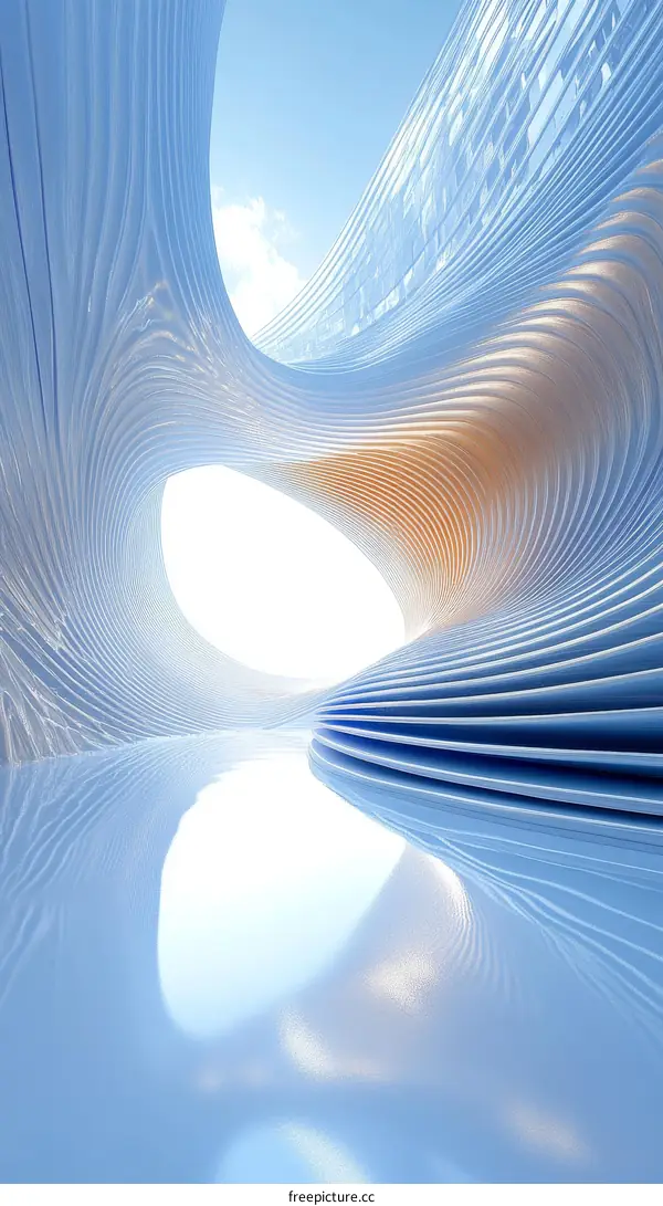 Abstract Futuristic Architectural Design