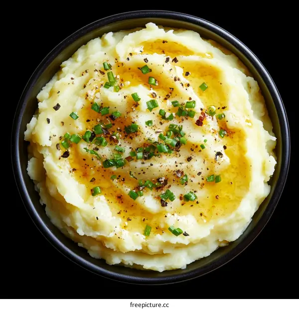Delicious Creamy Mashed Potatoes in Bowl