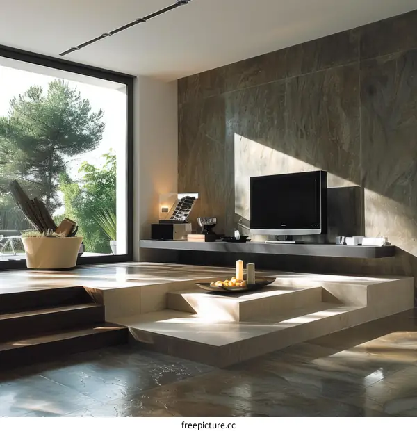 Modern Minimalist Living Room Interior Design