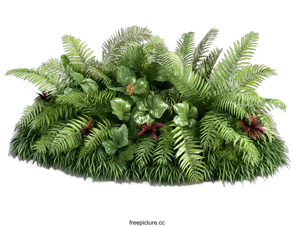 [Transparent Background PNG]Tropical Plants 3D Model Render