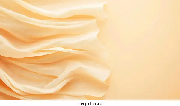 Delicate Beige Fabric Texture