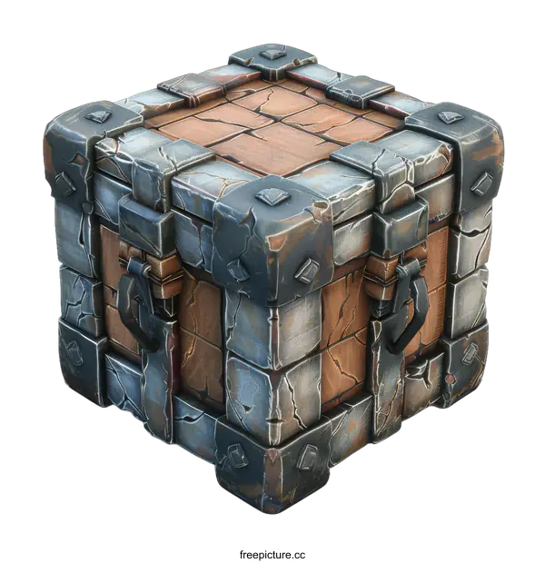 [Transparent Background PNG]Treasure chest