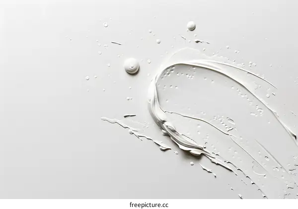 Abstract White Paint Texture Background