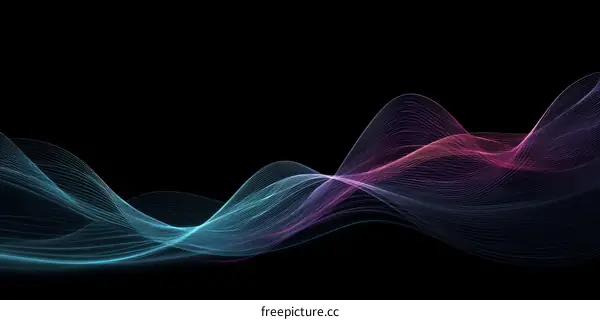 Abstract Flowing Lines Design