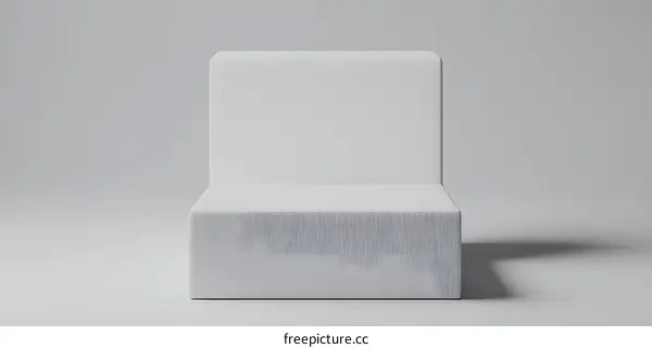 White Product Display Stand  Studio