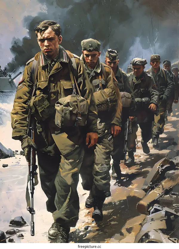 Wehrmacht soldiers during World War II