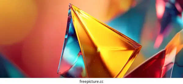 Abstract Colorful Geometric Shapes