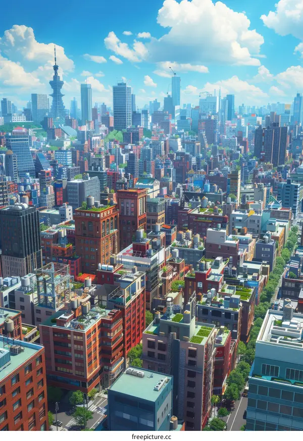 Modern Cityscapes from Above: Breathtaking Skyline Views