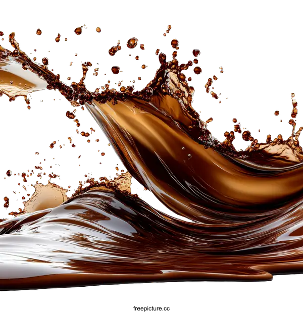 [Transparent Background PNG]Delicious Liquid Splash Illustration