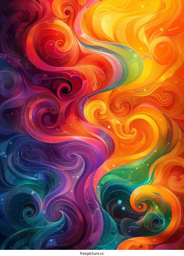 Colorful Wavy Patterns