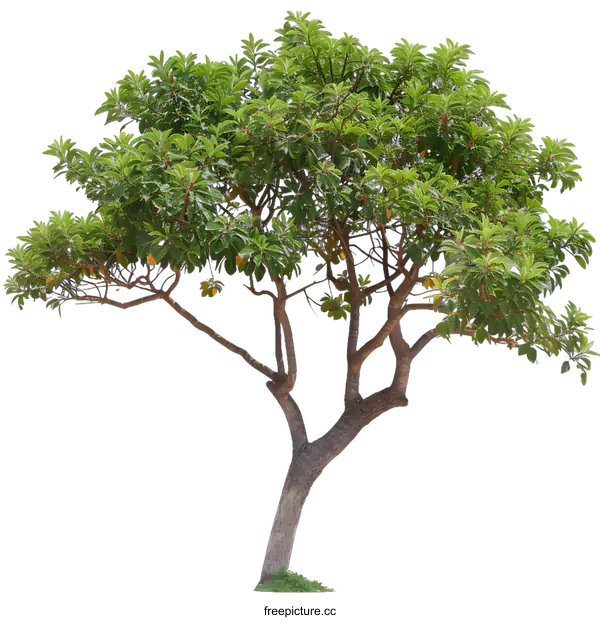 [Transparent Background PNG]Green Tree Isolated on White Background
