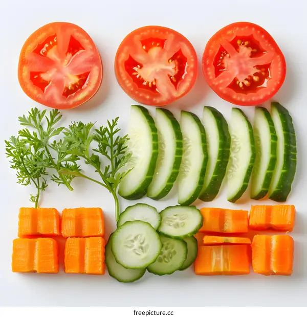 Fresh vegetables and fruits