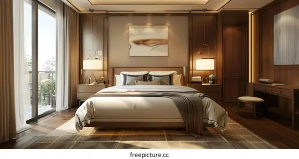 Modern Elegant Luxury Bedroom Interior Design