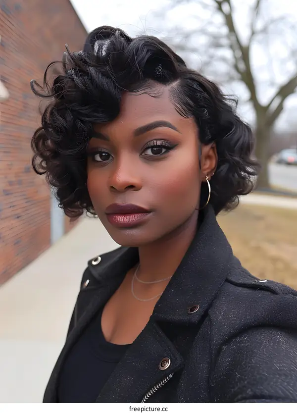 portrait of a young african american woman