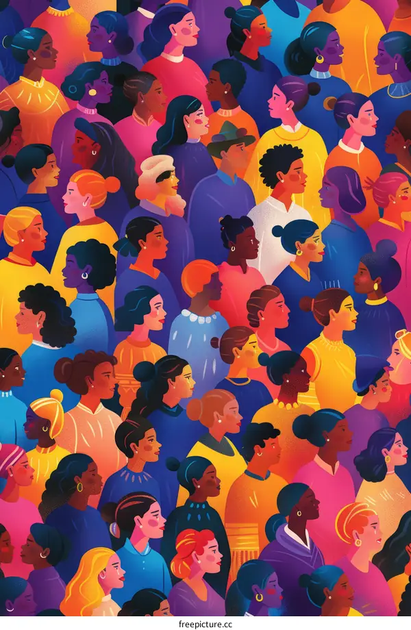 A Diverse Group of Women of Different Ethnicities and Cultures