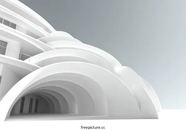 Modern Architectural Design Illustration