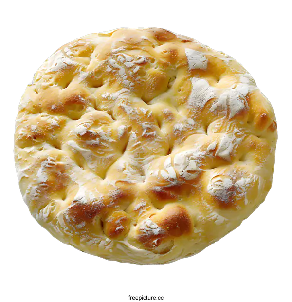 [Transparent Background PNG]Freshly baked round loaf of bread