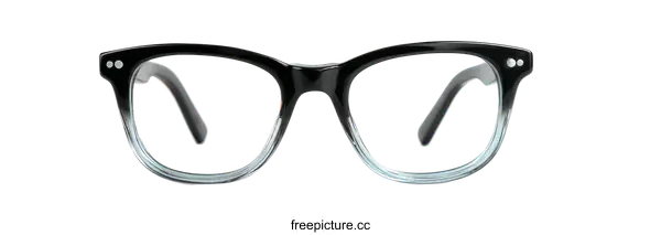 [Transparent Background PNG]Stylish Gradient Eyeglasses